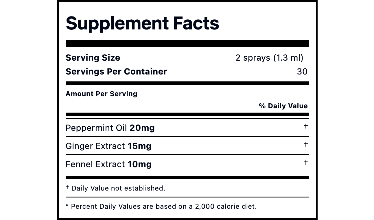 DigestEase Herbal Spray