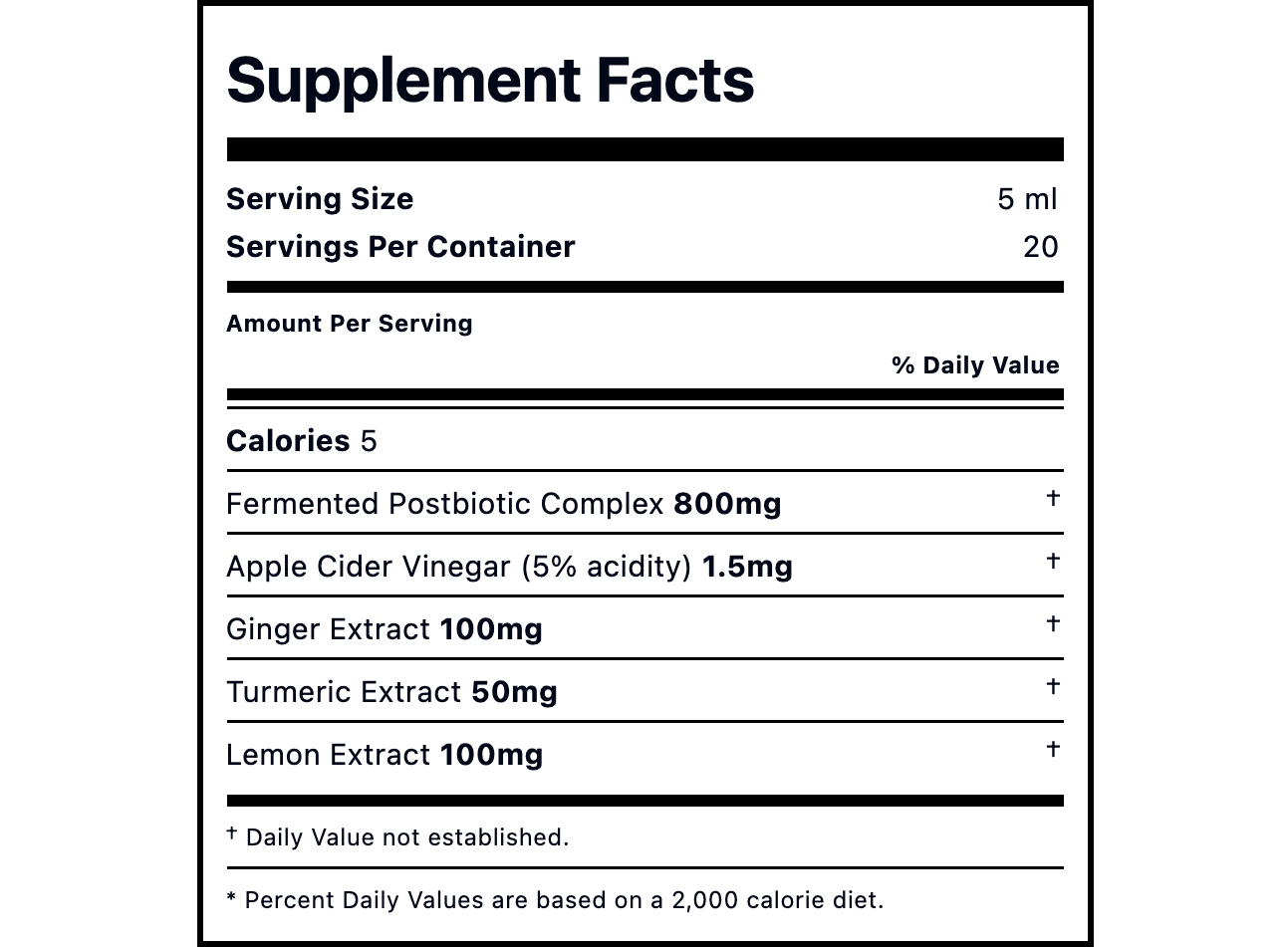 SynBio Fermented Liquid Shot